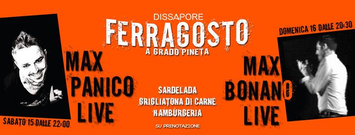 Ferragosto a Grado Pineta con Max Panico e Max Bonano Live Music - EventiFVG.it