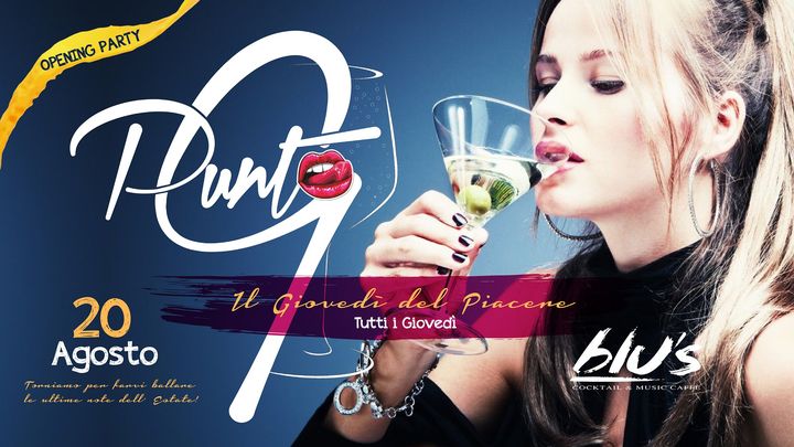 Punto G - Il Giovedì del Piacere - 20.08.20 - EventiFVG.it