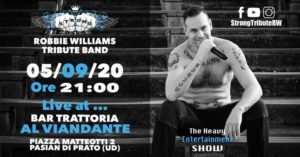 Strong – Robbie Williams Tribute Band live @Al Viandante
