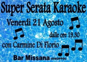 Super Serata Karaoke Agosto