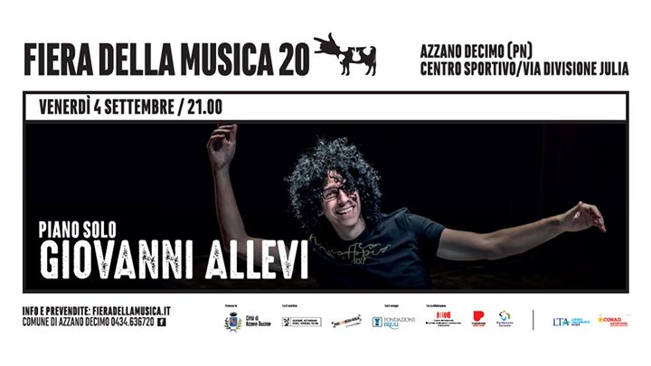 GIOVANNI ALLEVI Piano Solo | FIERA DELLA MUSICA - EventiFVG.it