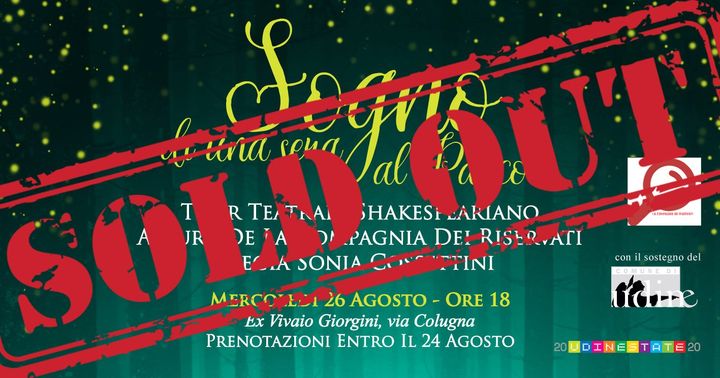 Sogno di una sera al Parco - ex Vivaio Giorgini - Sogno di una sera al Parco - ex Vivaio Giorgini - EventiFVG.it