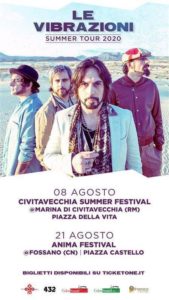 Le Vibrazioni – 30.08 – Lignano Sabbiadoro@NOTTINARENA