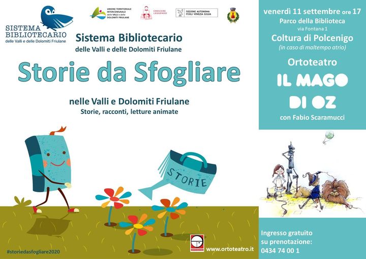 Il Mago di Oz a Polcenigo - Storie da Sfogliare - Il Mago di Oz a Polcenigo - Storie da Sfogliare - EventiFVG.it
