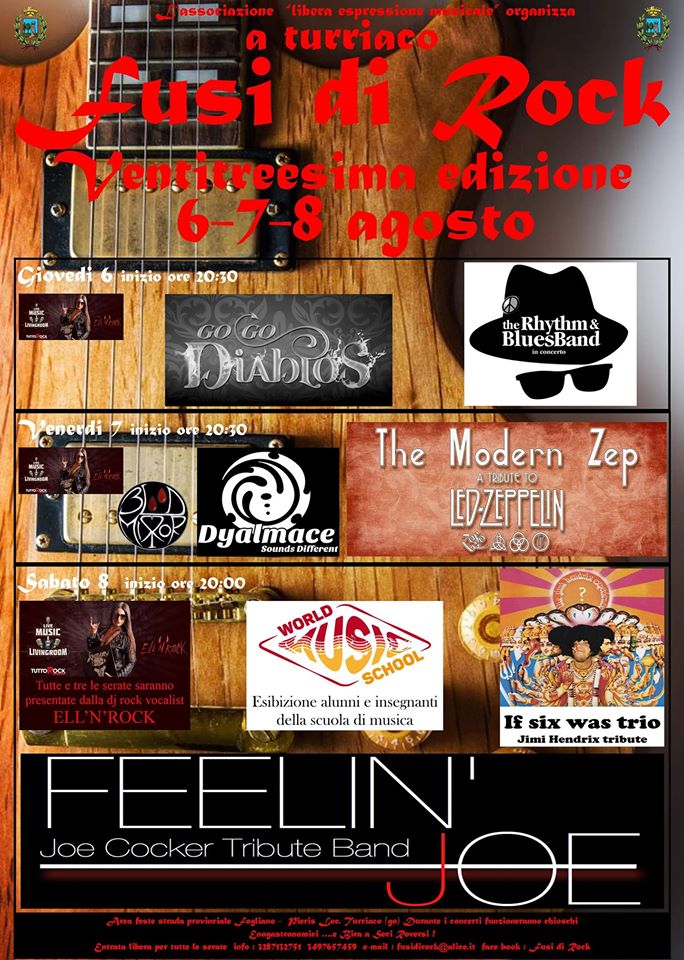 Fusi Di Rock 6-7-8 Agosto Ventitreesima Edizione - Fusi Rock Programma 2020