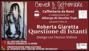 Roberta Giaretta Presenta “Questione Di Istanti”