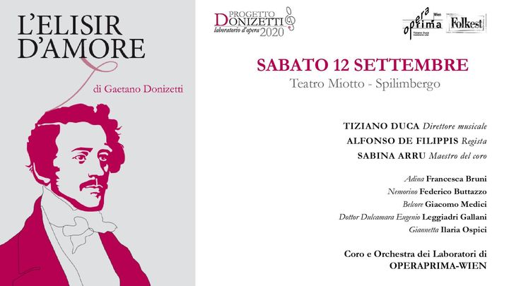 L'Elisir d'Amore di Gaetano Donizetti | Opera Prima WIen - L'Elisir d'Amore di Gaetano Donizetti | Opera Prima WIen - EventiFVG.it
