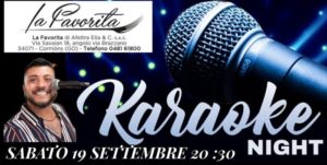 Karaoke con Raffaele La Rocca A “La Favorita”
