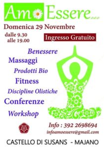 Amo Essere – mini fiera sul benessere