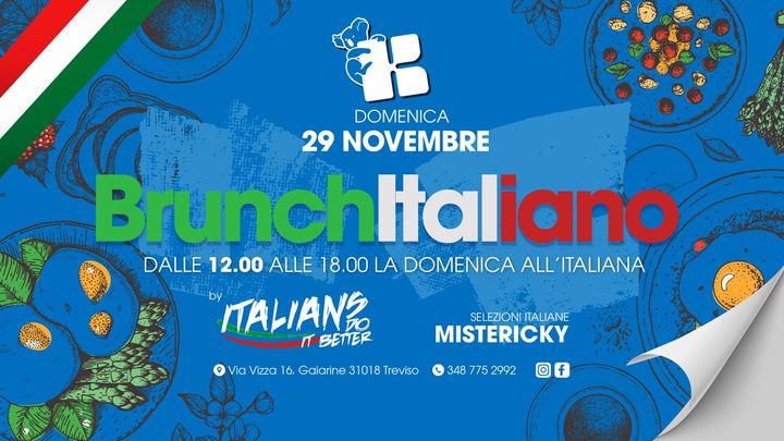 BRUNCH ITALIANO / La Domenica Pomeriggio all'Italiana - EventiFVG.it