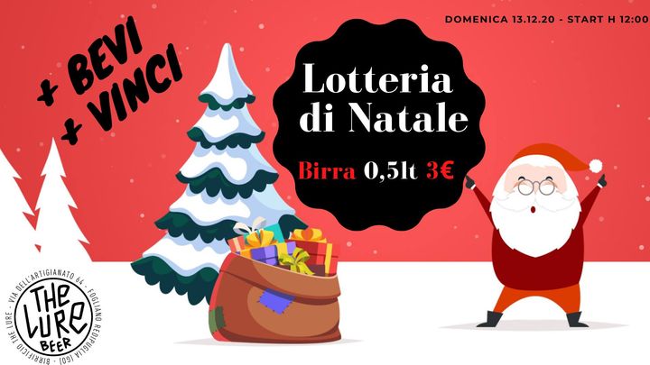 Lotteria di Natale al The Lure.. bevi e vinci! - Lotteria di Natale al The Lure.. bevi e vinci! - EventiFVG.it