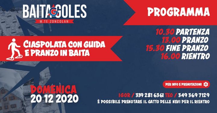 Ciaspolata con guida e pranzo in baita - Ciaspolata con guida e pranzo in baita - EventiFVG.it