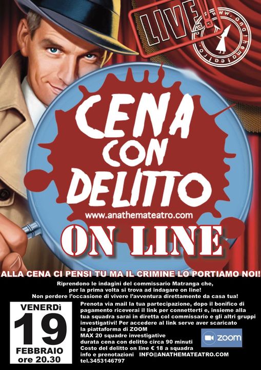 CENA CON DELITTO ON LINE - CENA CON DELITTO ON LINE - EventiFVG.it