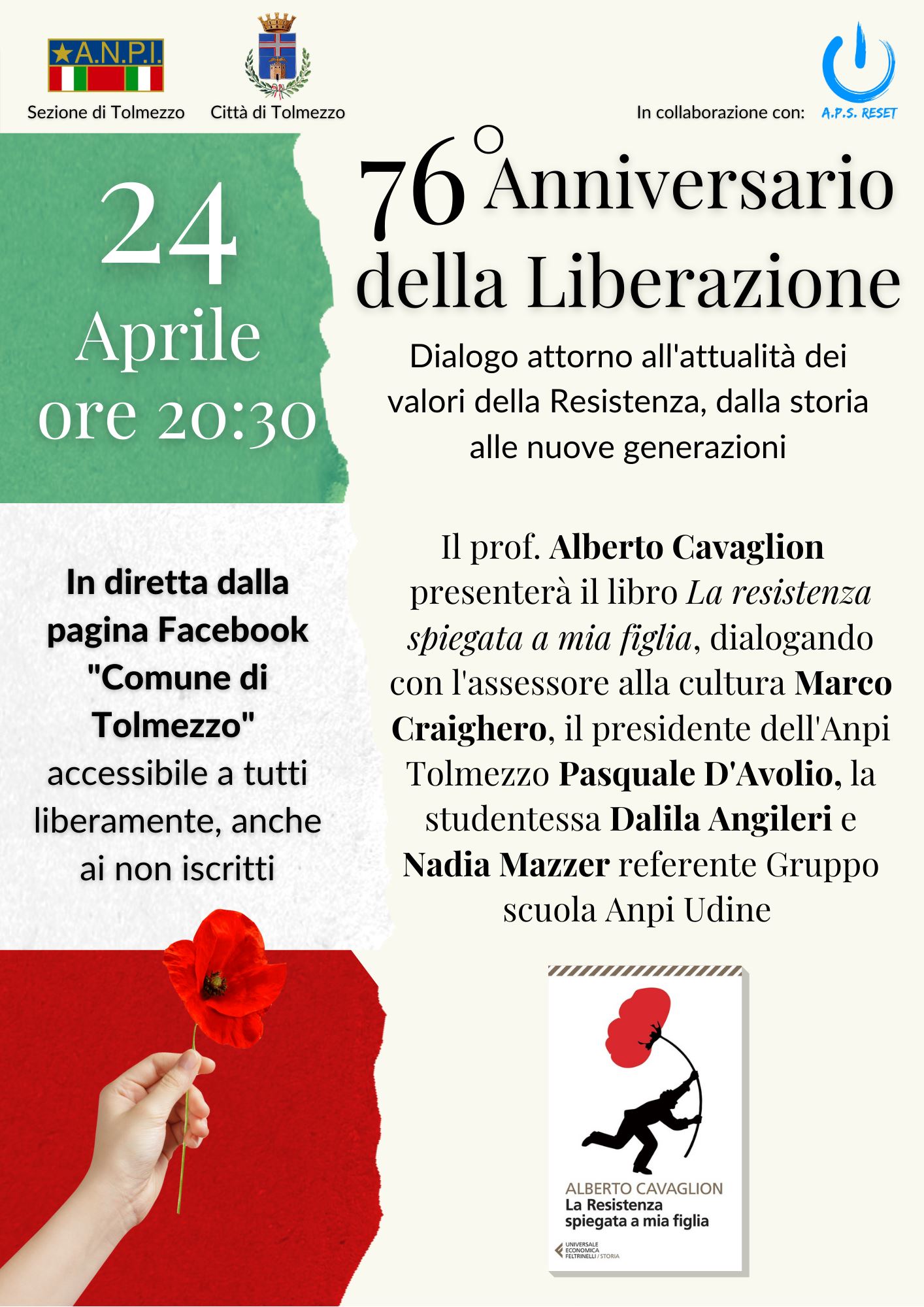 76esimo anniversario della Liberazione - Incontro con il prof. Alberto Cavaglion - 76esimo anniversario della Liberazione - Incontro con il prof. Alberto Cavaglion - EventiFVG.it