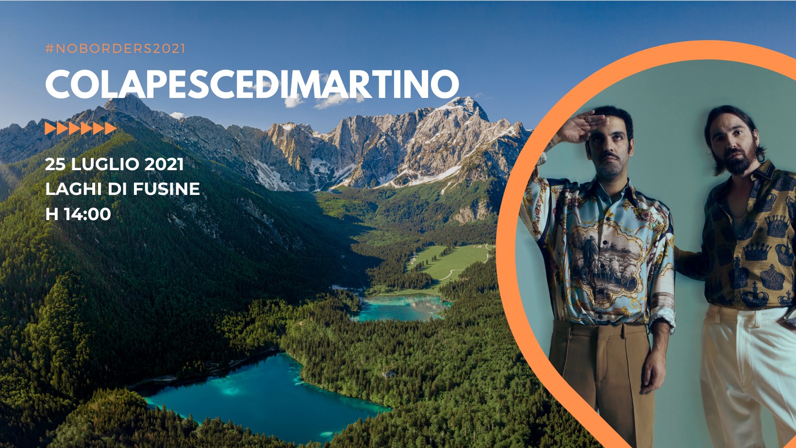 Colapescedimartino live ai Laghi di Fusine - EventiFVG.it