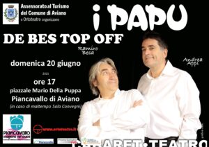 I Papu spettacolo in Piancavallo “De Bes Top Off”