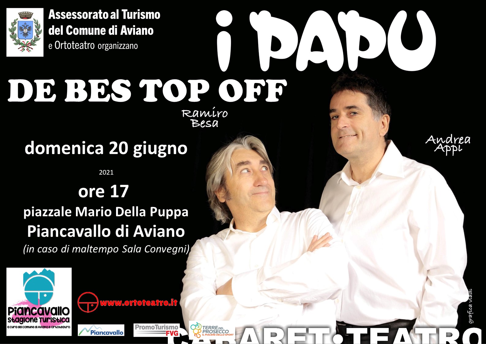 I Papu spettacolo in Piancavallo “De Bes Top Off” - I Papu spettacolo in Piancavallo “De Bes Top Off” - EventiFVG.it