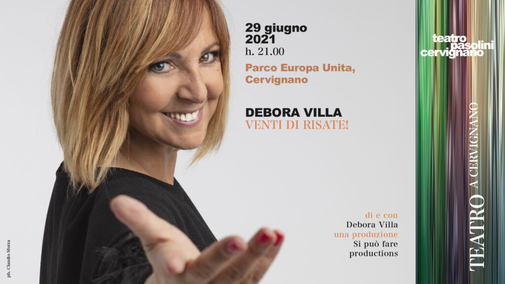 Debora Villa a Cervignano Venti di risate - Debora Villa a Cervignano Venti di risate - EventiFVG.it