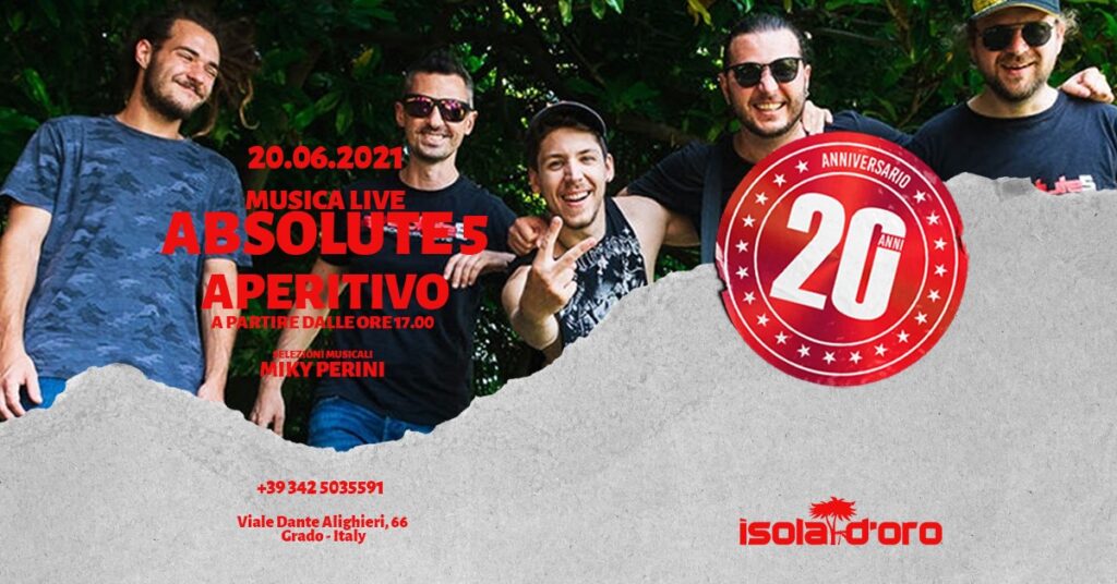Aperitivo - Live: Absolute5 - EventiFVG.it