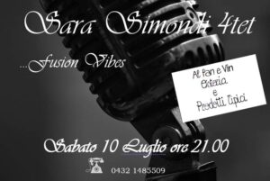 Sara Simondi 4tet live @ Al Pan e Vin ad Alnicco
