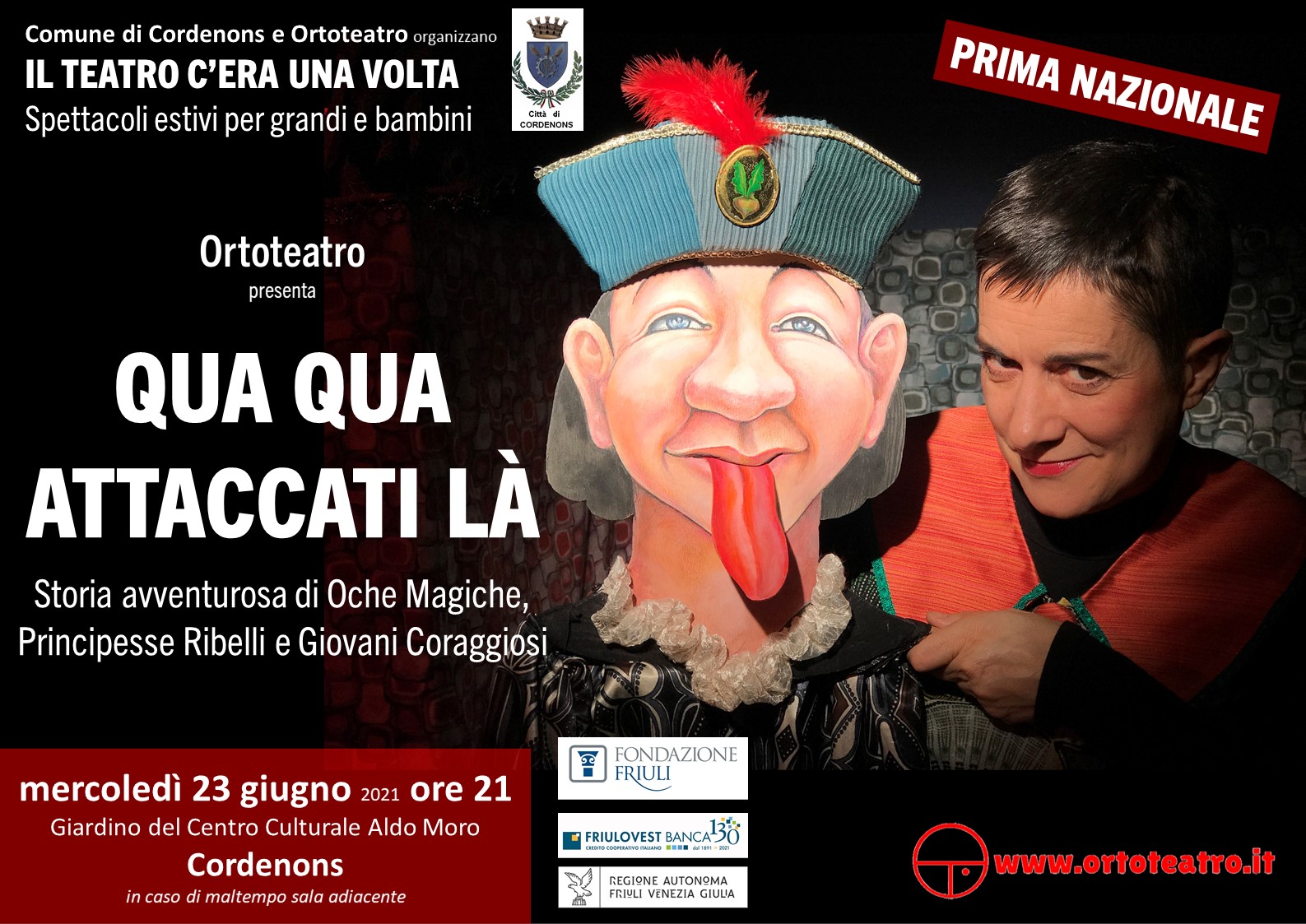 Ortoteatro presenta QUA QUA ATTACCATI LÀ - EventiFVG.it