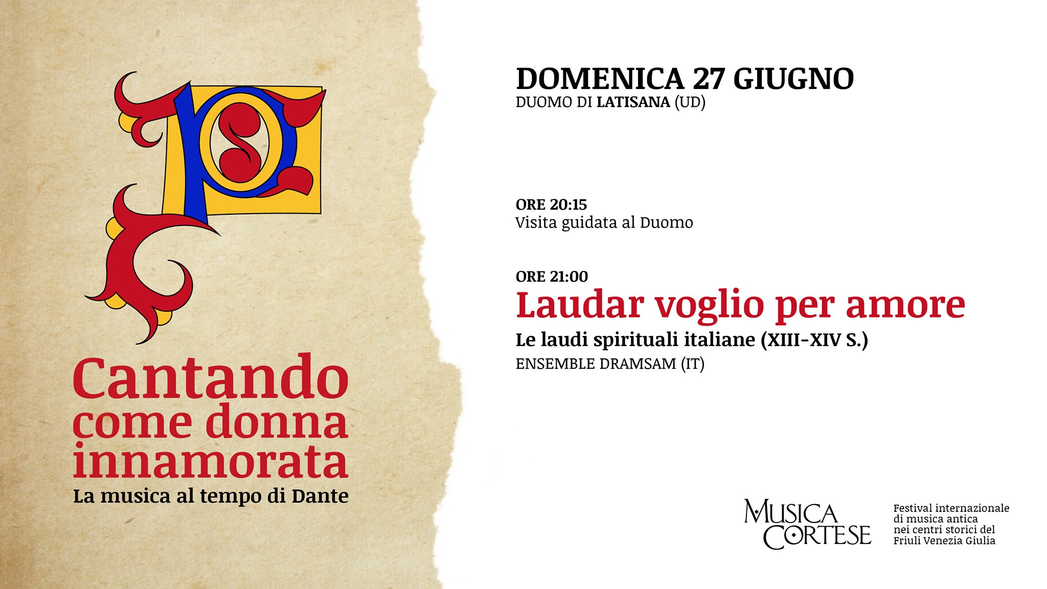 Musica Cortese 2021 I Ensemble Dramsam & Massimo Somaglino - EventiFVG.it