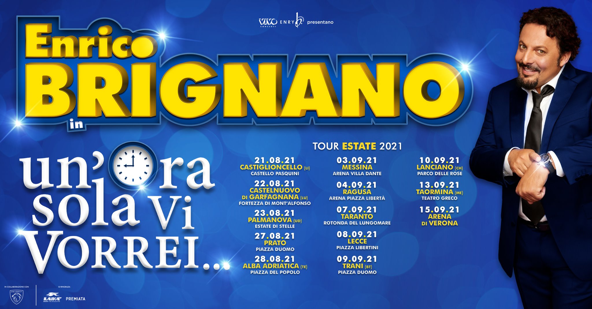 ENRICO BRIGNANO live a Palmanova - EventiFVG.it