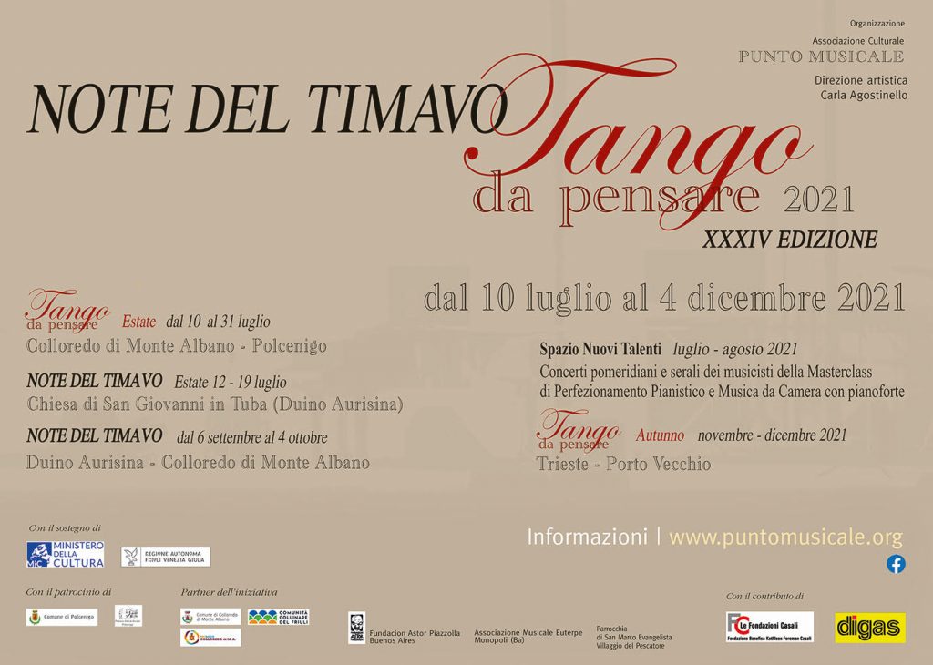 Note del Timavo - Tango da Pensare XXXIV edizione - EventiFVG.it