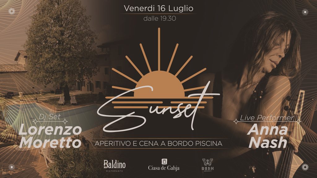 SUNSET - a bordo piscina | Ciasa de Gahja - SUNSET - a bordo piscina | Ciasa de Gahja - EventiFVG.it