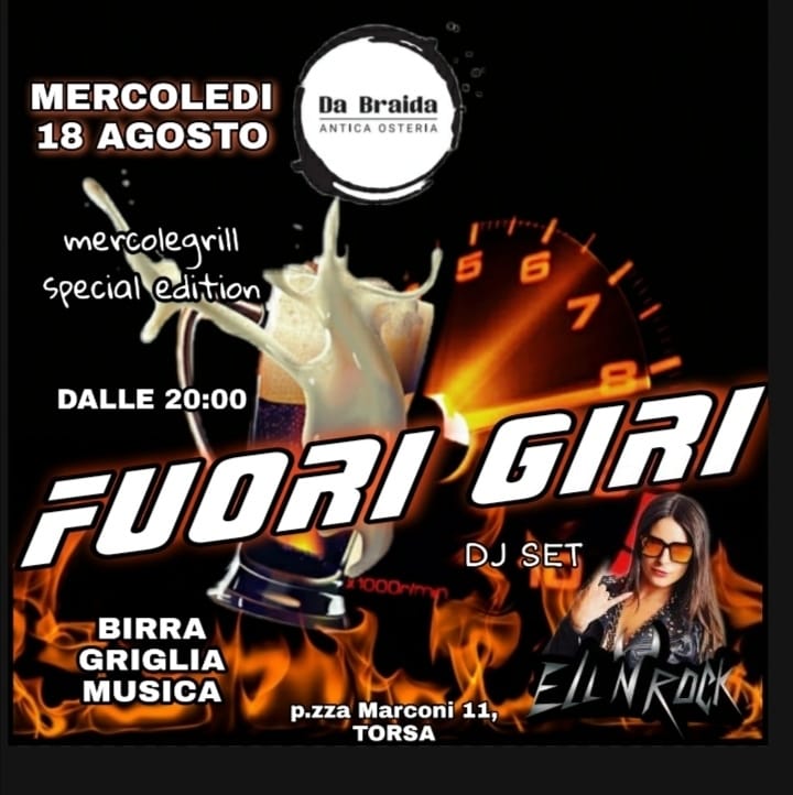 Ell'N'Rock DJ Set Da Braida - EventiFVG.it