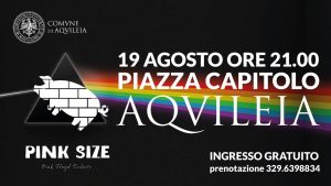 PINK SIZE omaggio ai PINK FLOYD -Piazza Capitolo Aquileia