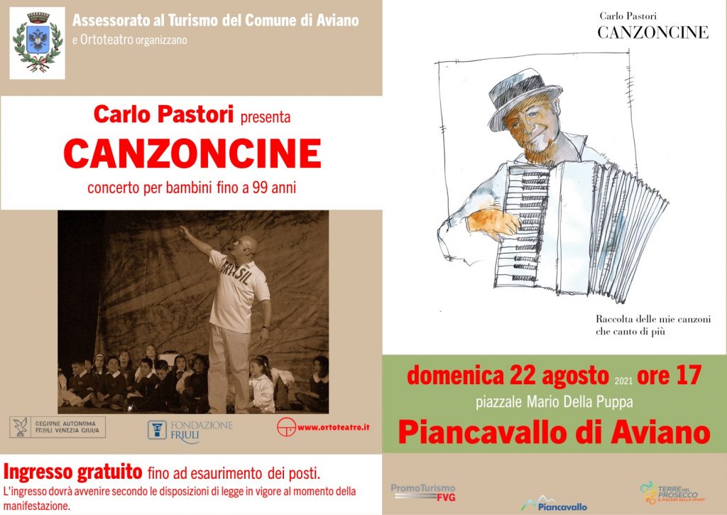 A Piancavallo Carlo Pastori presenta Canzoncine concerto per bambini fino a 99 anni - A Piancavallo Carlo Pastori presenta Canzoncine concerto per bambini fino a 99 anni - EventiFVG.it