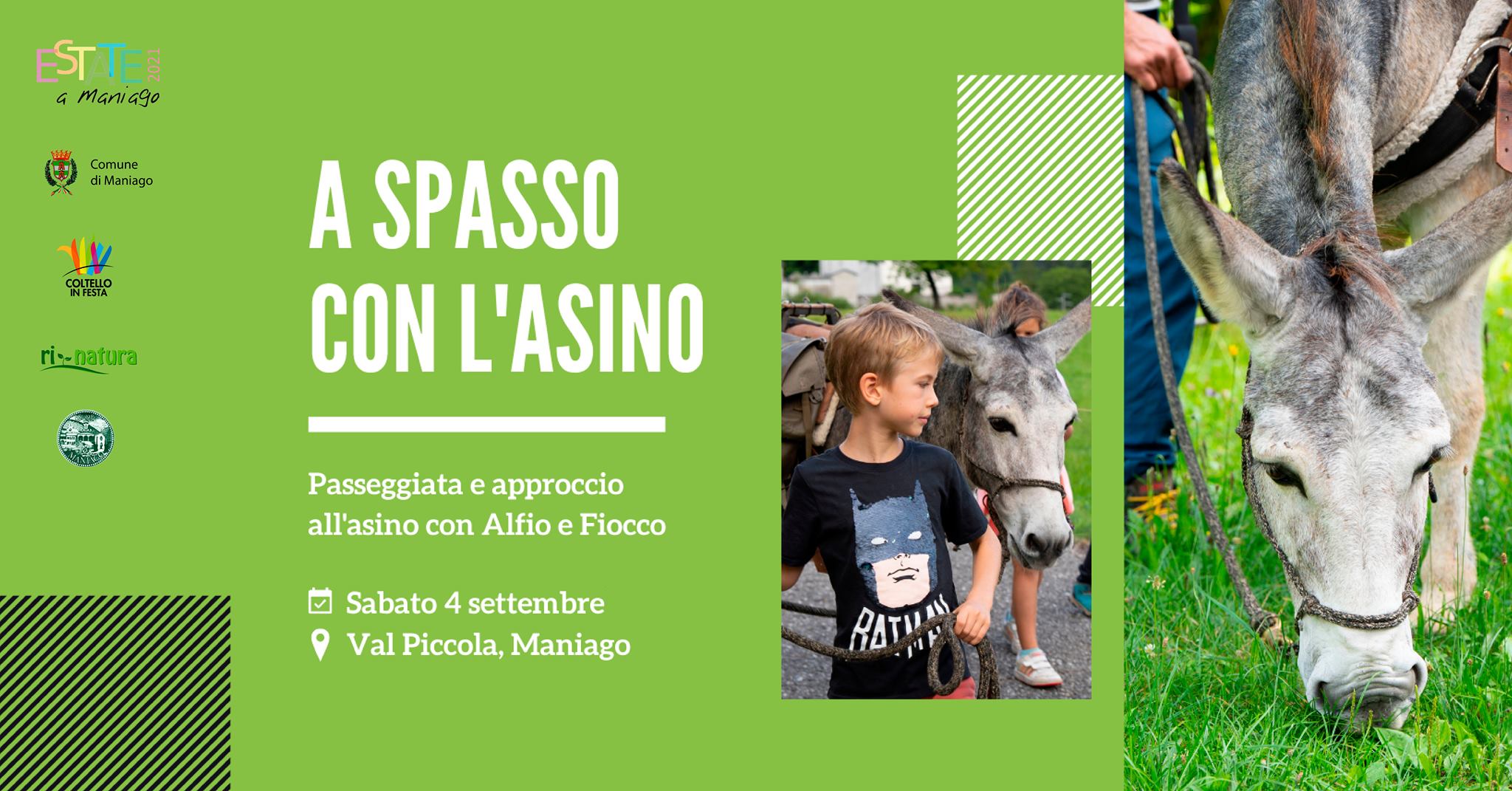 A spasso con l'Asino in ValPiccola • Rinatura2021 - EventiFVG.it