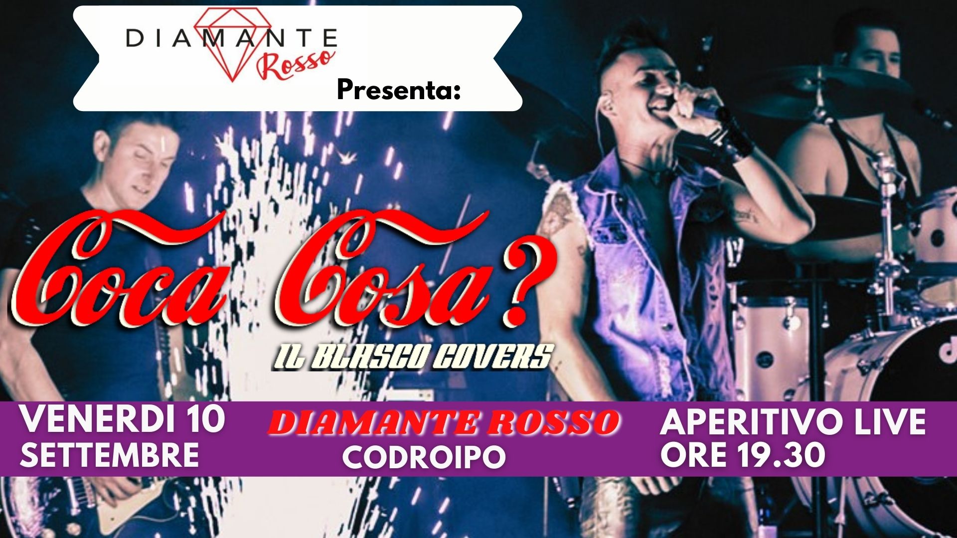 Coca Cosa? Aperitivo Live DIAMANTE ROSSO - EventiFVG.it