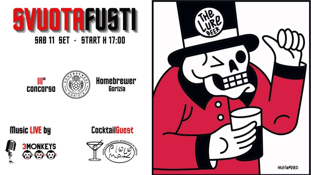 SVUOTAFUSTI al Birrificio The Lure! - EventiFVG.it