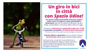 Giro in bici in città con Spazio Udine!
