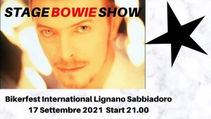STAGE BOWIE TRIBUTE SHOW AL BIKER FEST LIGNANO