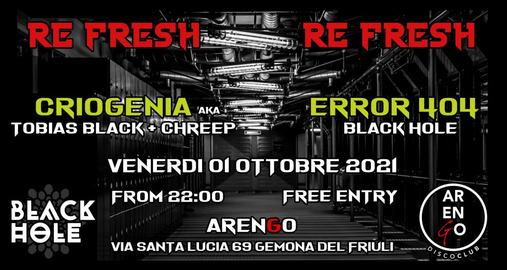 RE FRESH W/CRIOGENIA - EventiFVG.it