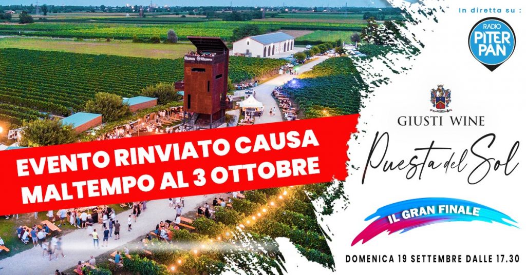 ULTIMA DOMENICA ALLA TORRE "GIUSTI WINE" - PUESTA DEL SOL - ULTIMA DOMENICA ALLA TORRE "GIUSTI WINE" - PUESTA DEL SOL - EventiFVG.it