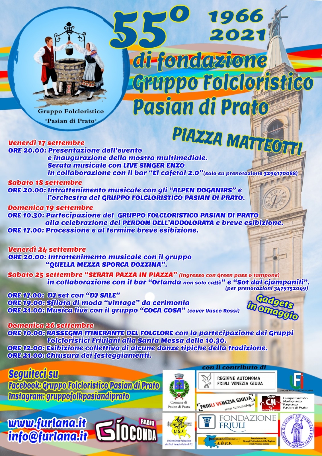 55° di fondazione Gruppo Folcloristico Pasian di Prato - EventiFVG.it