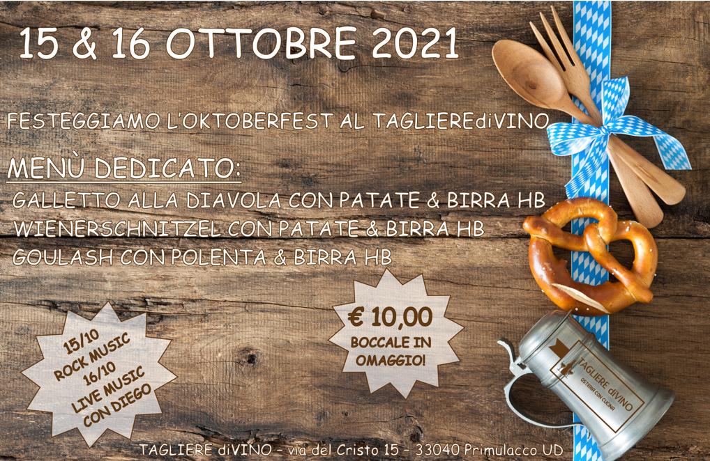 OktoberFest al TAGLIERE diVINO - EventiFVG.it