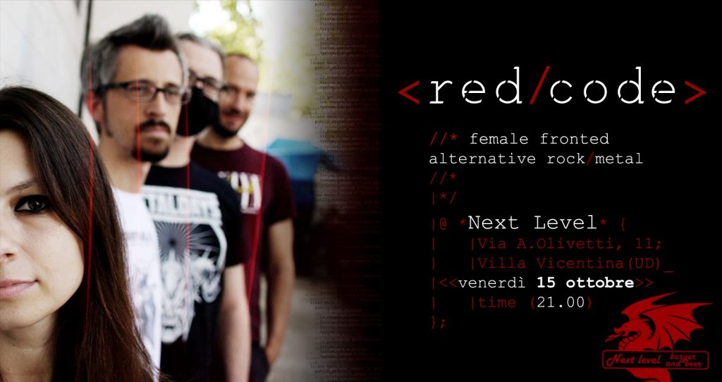Red Code live al Next Level - EventiFVG.it