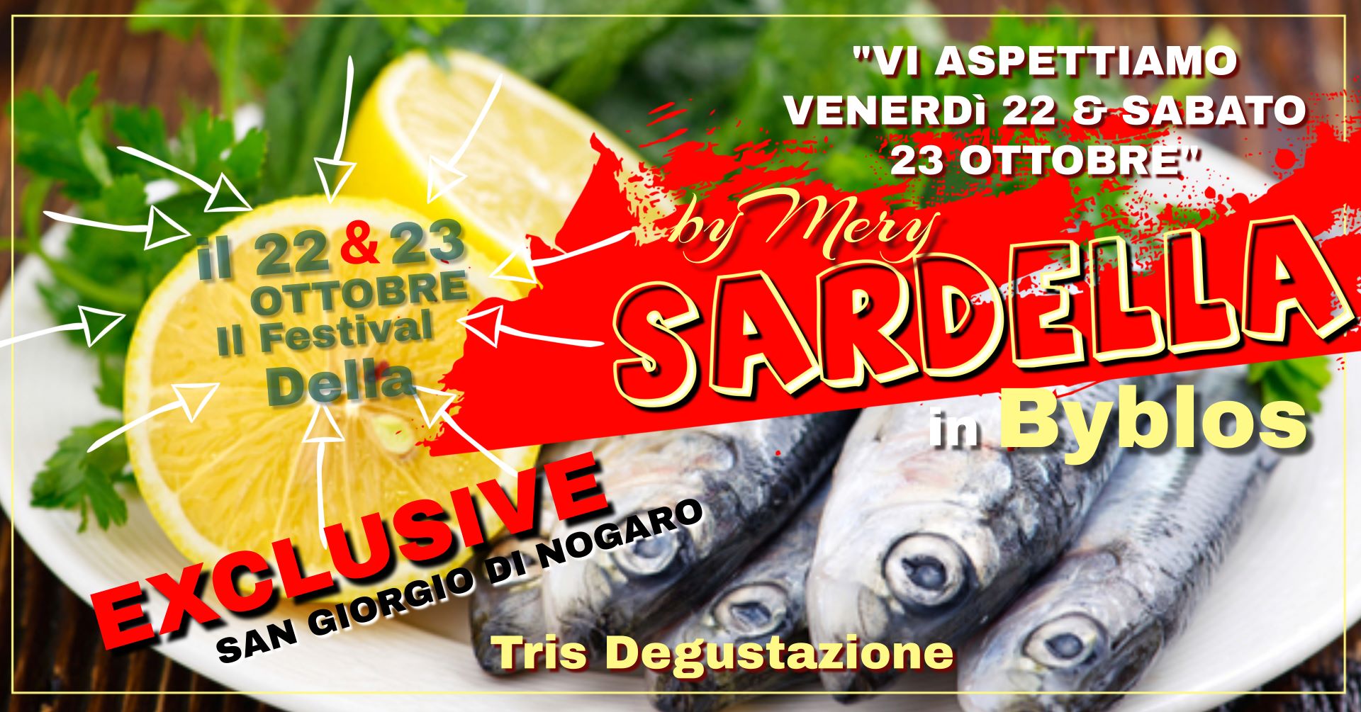 IL FESTIVAL DELLA SARDELLA -VENERDI' 22 & SABATO 23 - EventiFVG.it