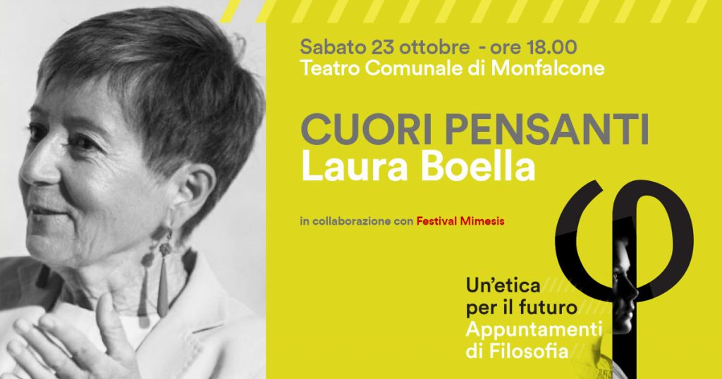 Un'etica per il futuro - Laura Boella - CUORI PENSANTI - EventiFVG.it