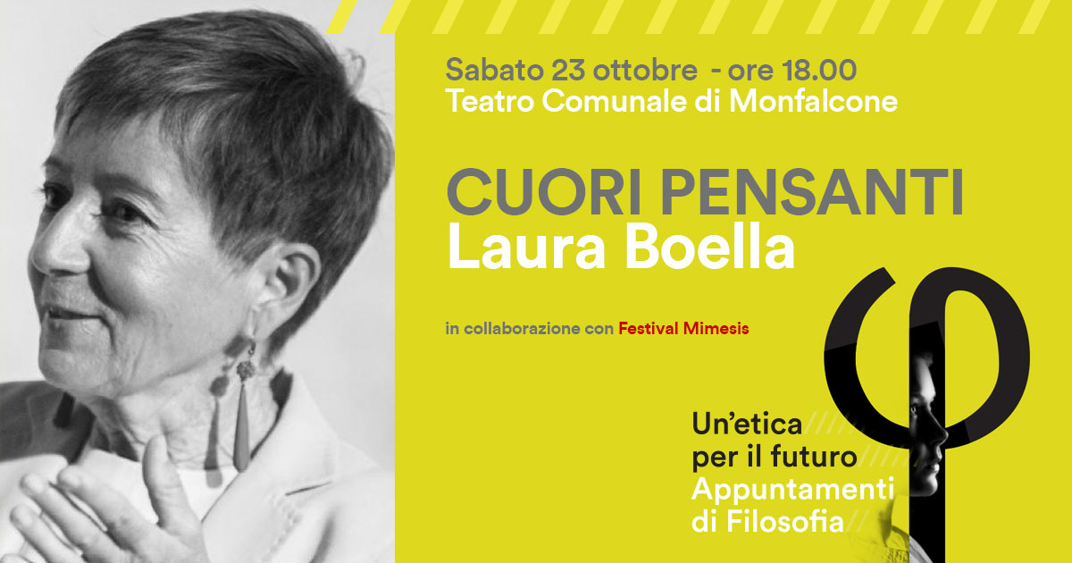 Un'etica per il futuro - Laura Boella - CUORI PENSANTI - EventiFVG.it