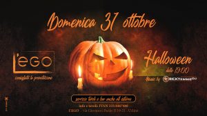 ● Domenica 31 Otttobre ● L’EGO HALLOWEEN ● EXTRA DATE ●