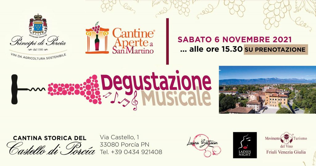 Degustazione Musicale Cantina storica del castello di Porcia - Degustazione Musicale Cantina storica del castello di Porcia - EventiFVG.it