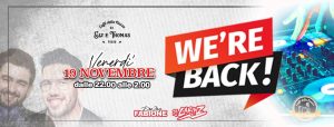 WE ARE BACK – 19/11 @ Caffè della Piazza Tesis