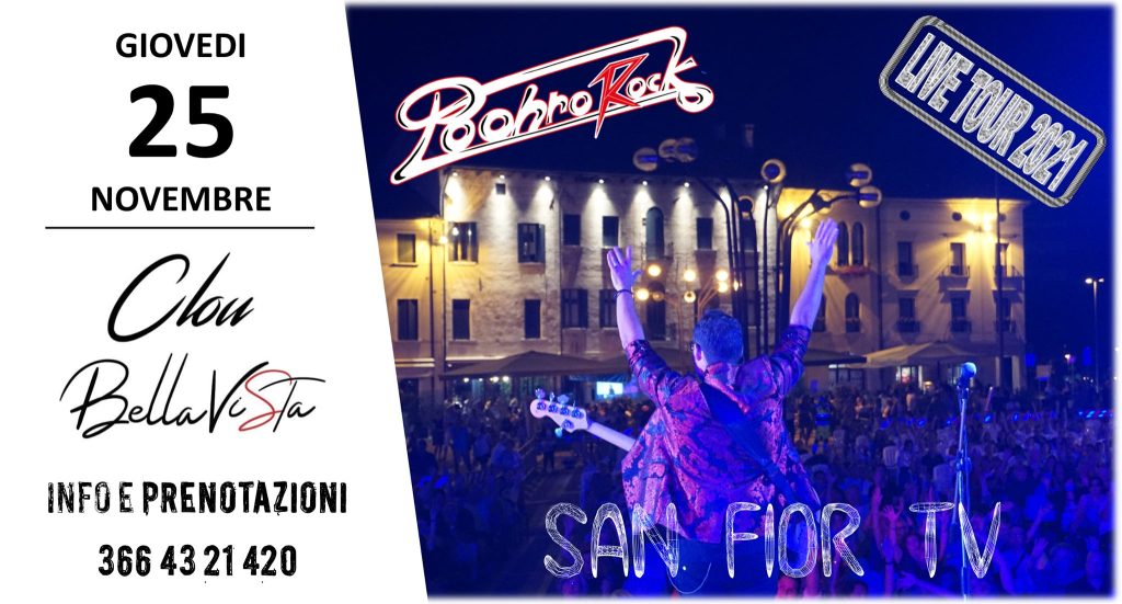 Poohrorock in concerto a San Fior - EventiFVG.it