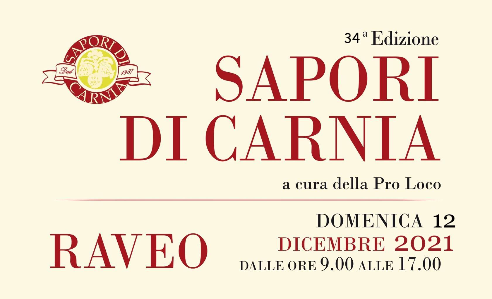 SAPORI DI CARNIA 2021 - EventiFVG.it